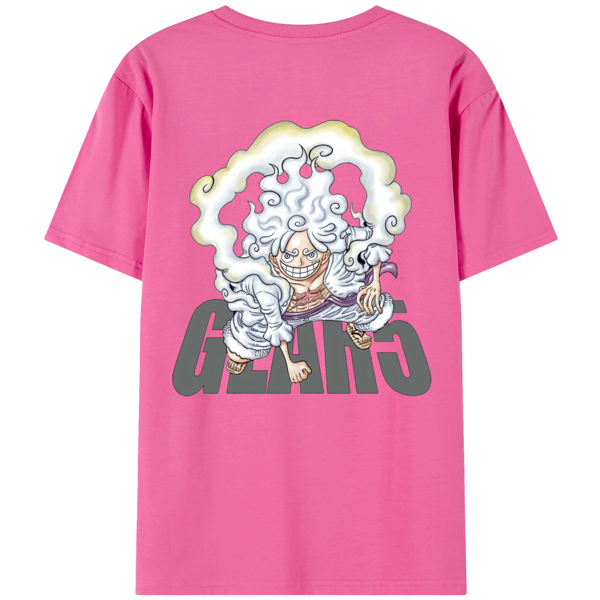 ワンピース モンキー・D・ルフィ ONE PIECE Monkey D. Luffy レディース半袖Tシャツ(バックプリント)